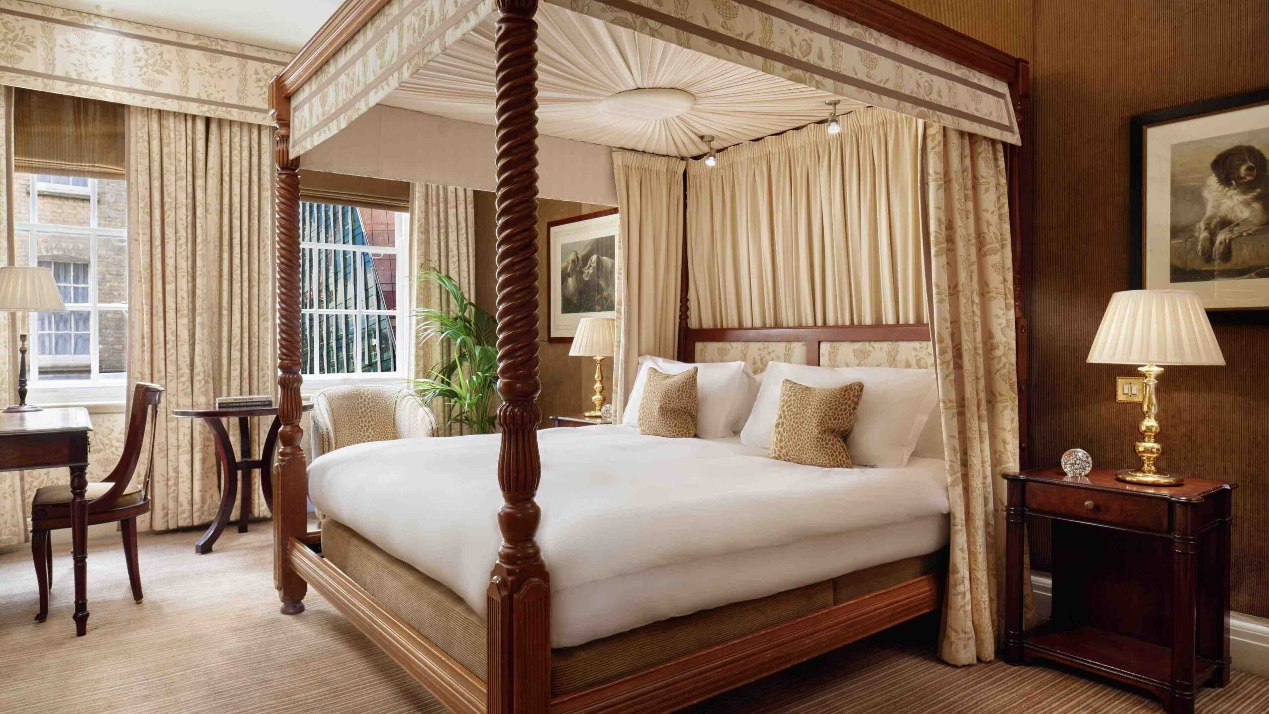 Master Suite four poster bed at The Rubens at the Palace hotel